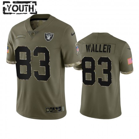 Tröjor Las Vegas Raiders Darren Waller 83 Olive 2022 Salute To Service Limited - Barn Tröjor Las Vegas Raiders Darren Waller 83 Olive 2022 Salute To Service Limited - Barn